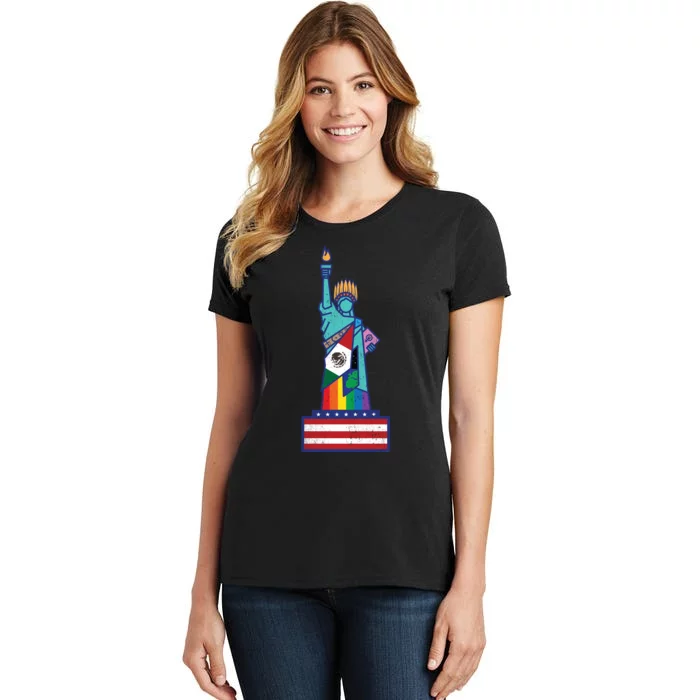 Diverse Statue Of Liberty Women's T-Shirt