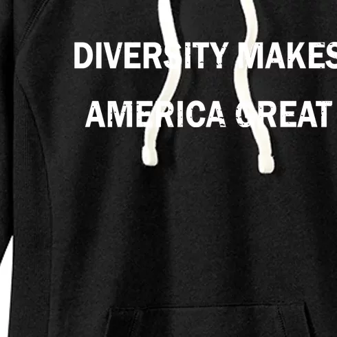 Diversity Makes America Great Women's Fleece Hoodie