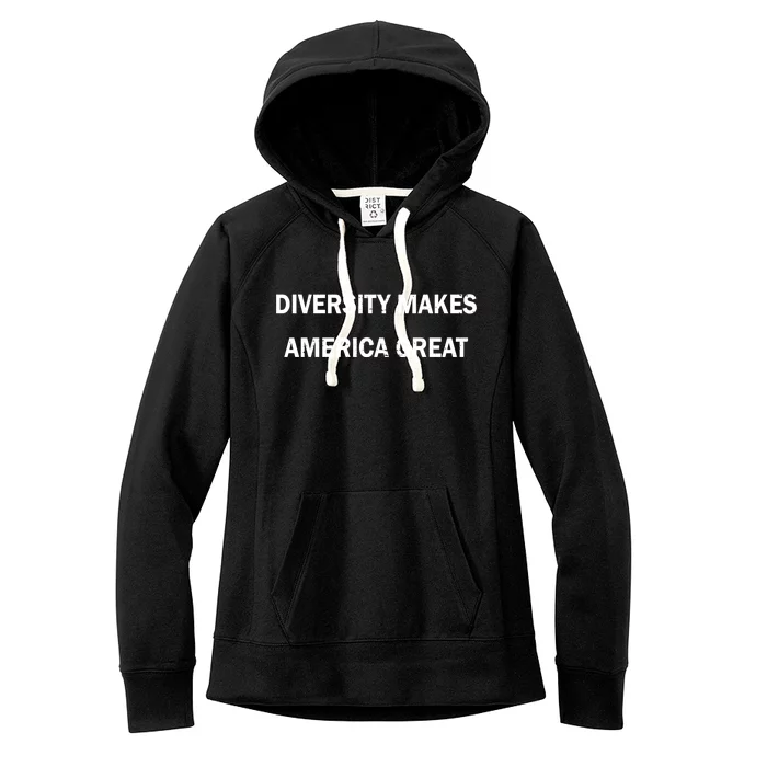 Diversity Makes America Great Women's Fleece Hoodie