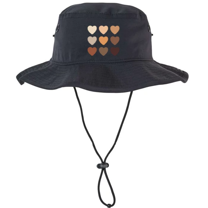 Diversity Skintones Hearts Legacy Cool Fit Booney Bucket Hat