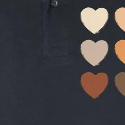 Diversity Skintones Hearts Softstyle Adult Sport Polo