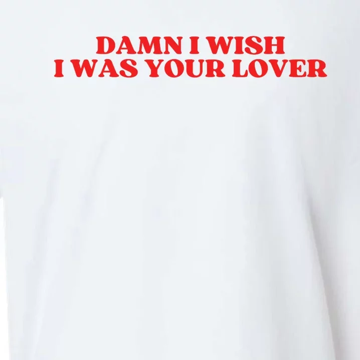 Damn I Wish I Was Your Lover Funny Valentines Day Sueded Cloud Jersey T-Shirt