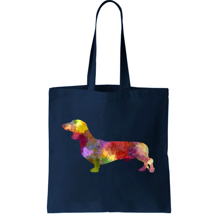 Dachshund In Watercolor Tote Bag