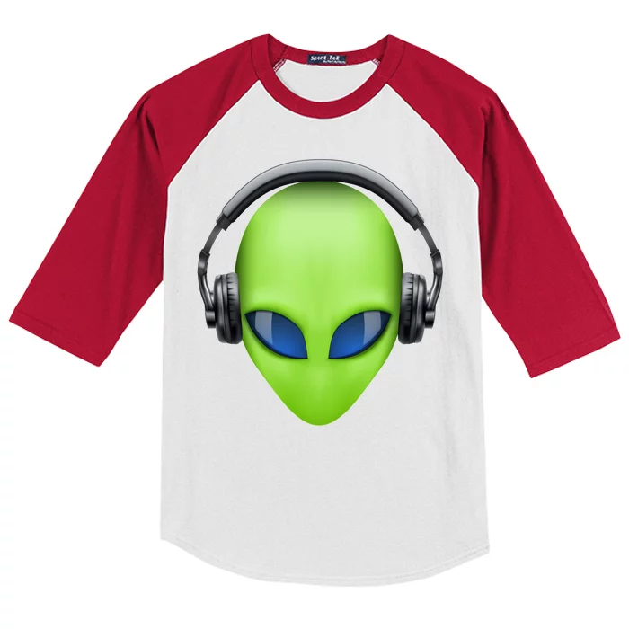 DJ Alien Headphones Kids Colorblock Raglan Jersey