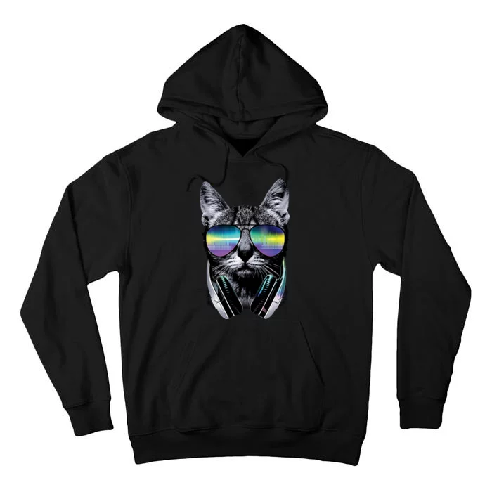 DJ Cat Tall Hoodie