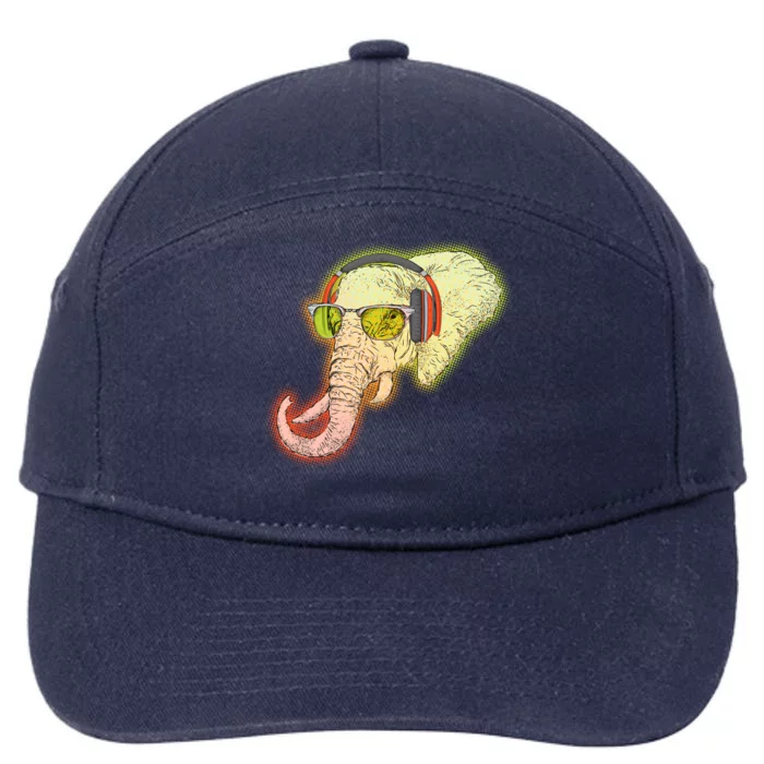 DJ Elephant 7-Panel Snapback Hat