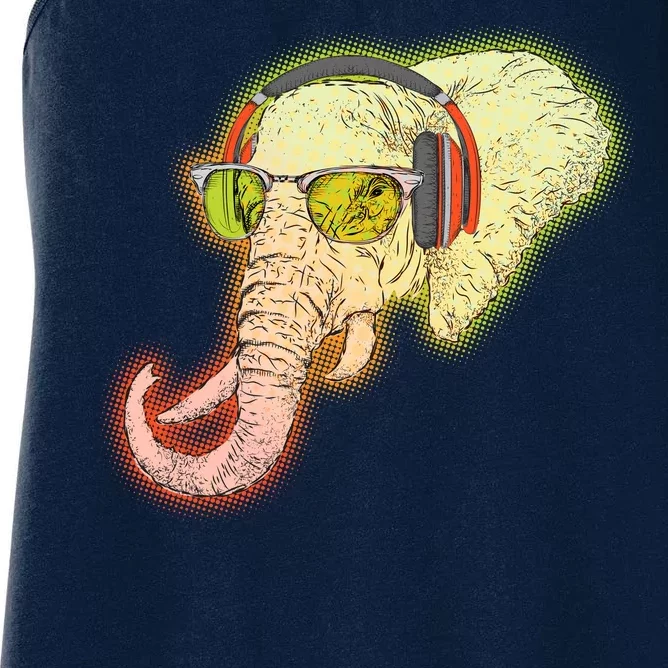 DJ Elephant Women's Racerback Tank