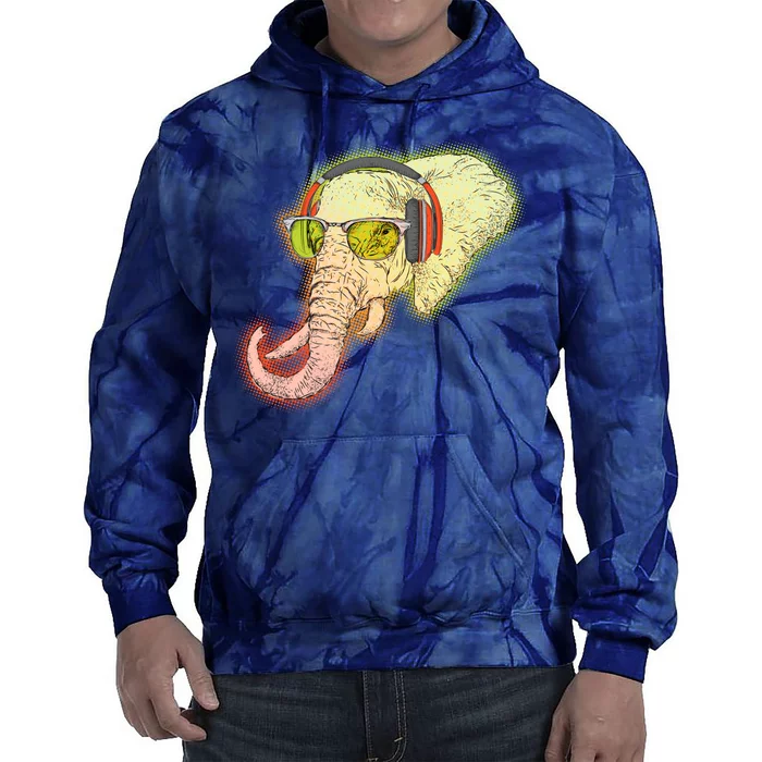 DJ Elephant Tie Dye Hoodie