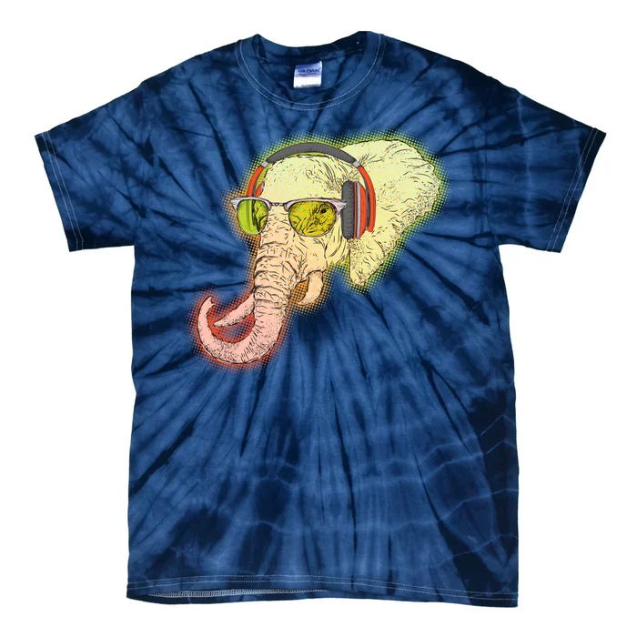 DJ Elephant Tie-Dye T-Shirt