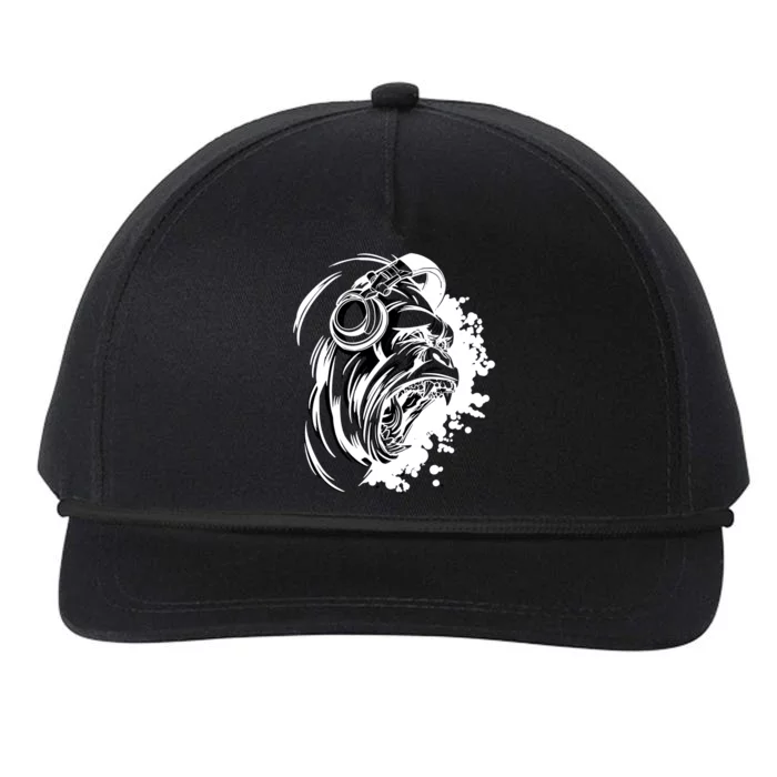 DJ Gorilla Snapback Five-Panel Rope Hat