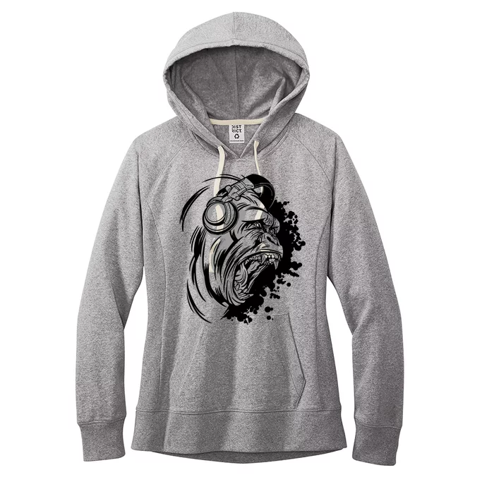 DJ Gorilla Women's Fleece Hoodie