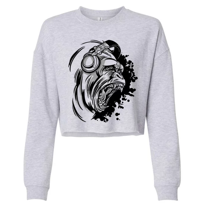 DJ Gorilla Cropped Pullover Crew