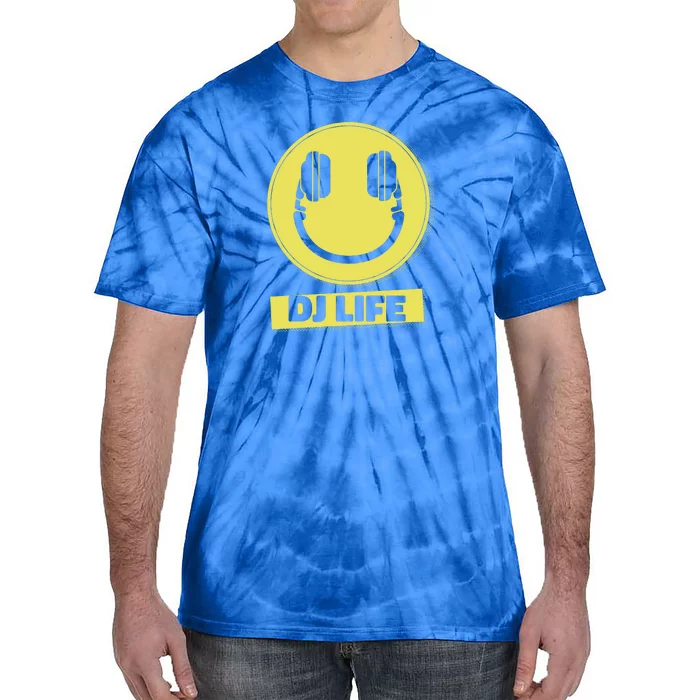 Dj Life Smiley Face Tie-Dye T-Shirt