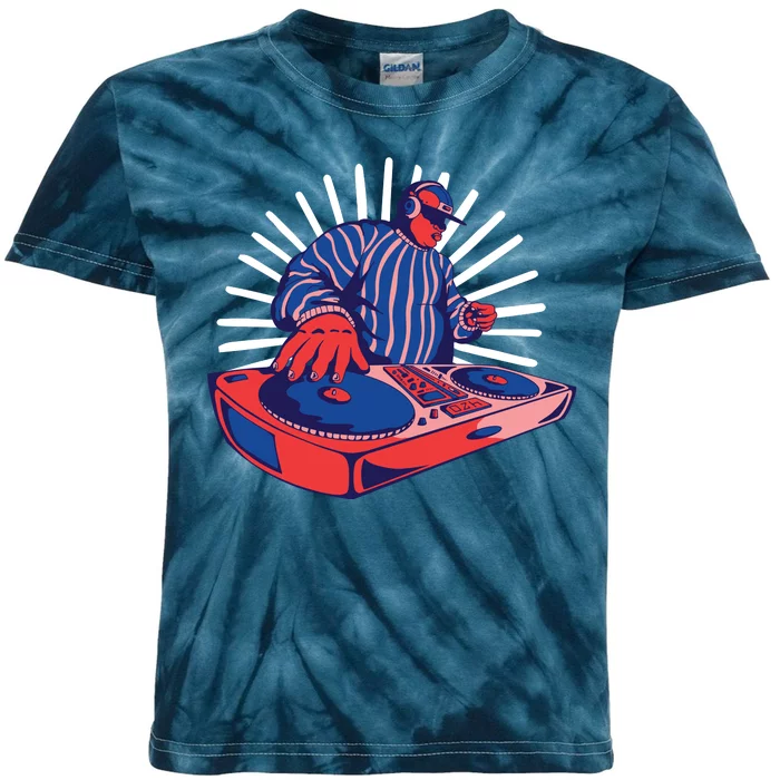 DJ Mixer Kids Tie-Dye T-Shirt