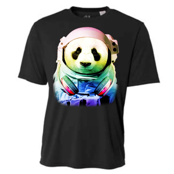 DJ Panda Astronaut Cooling Performance Crew T-Shirt