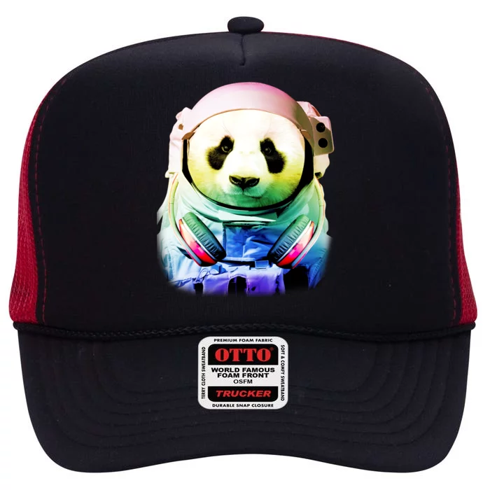 DJ Panda Astronaut High Crown Mesh Trucker Hat