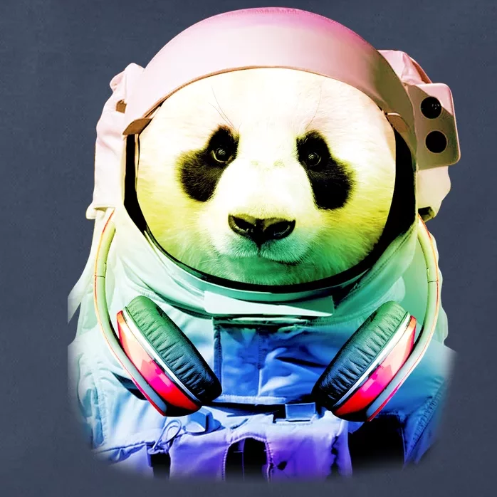 DJ Panda Astronaut Zip Tote Bag