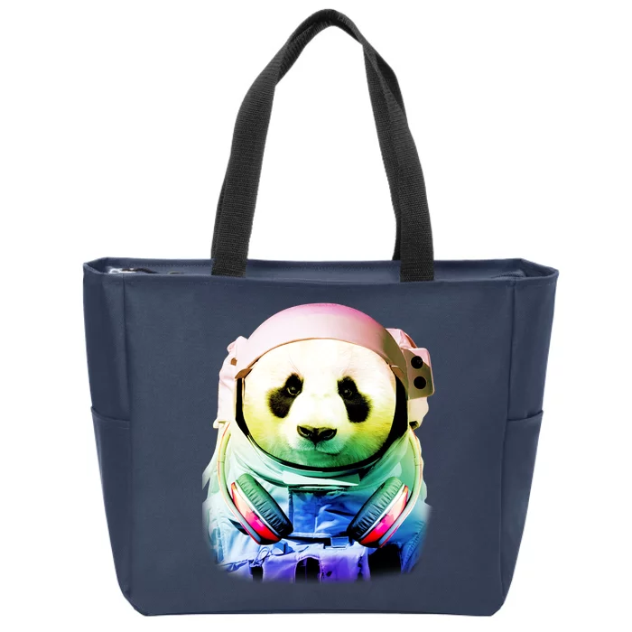 DJ Panda Astronaut Zip Tote Bag