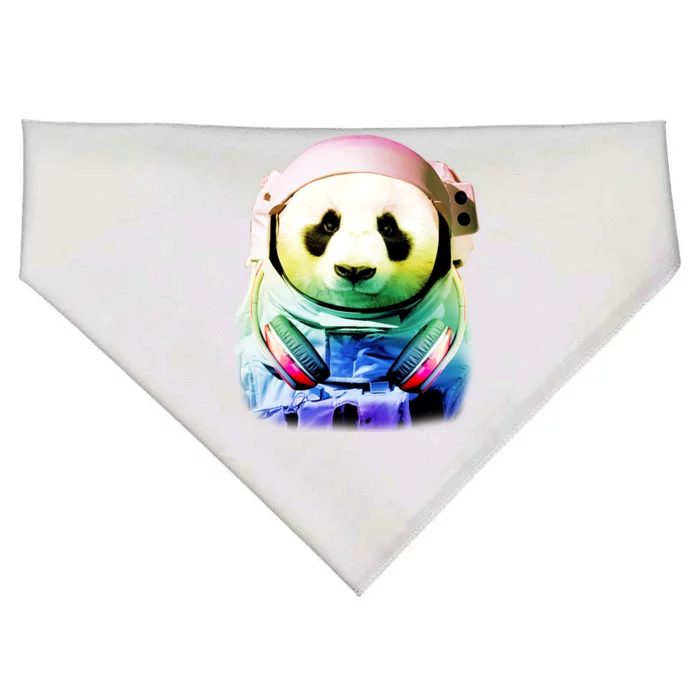 DJ Panda Astronaut USA-Made Doggie Bandana