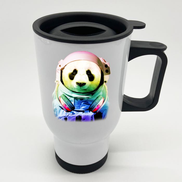 DJ Panda Astronaut Front & Back Stainless Steel Travel Mug