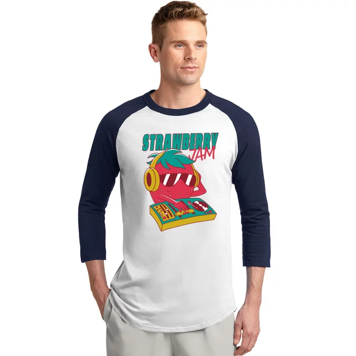 DJ Strawberry Jam Baseball Sleeve Shirt