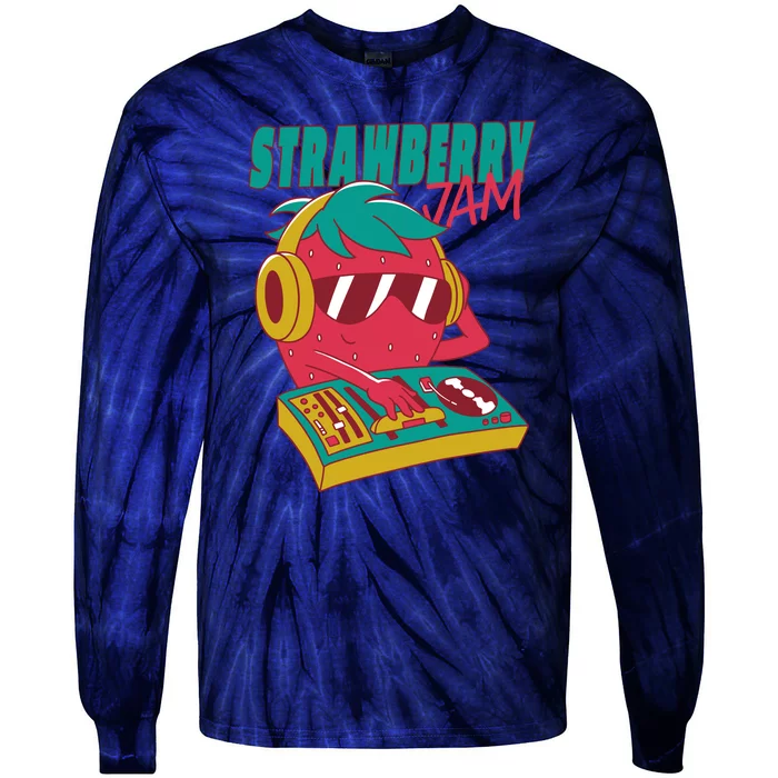 DJ Strawberry Jam Tie-Dye Long Sleeve Shirt