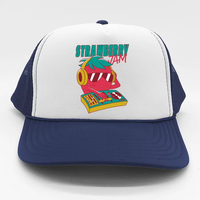 DJ Strawberry Jam Trucker Hat