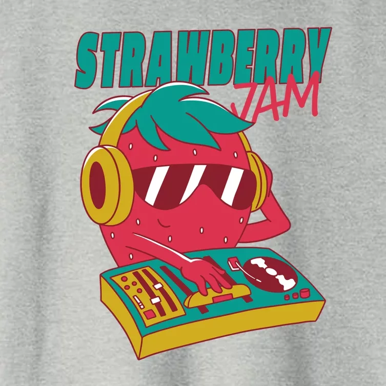 DJ Strawberry Jam Women's Crop Top Tee