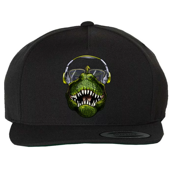 DJ T-Rex Wool Snapback Cap