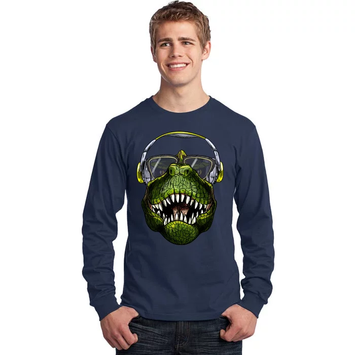 DJ T-Rex Tall Long Sleeve T-Shirt