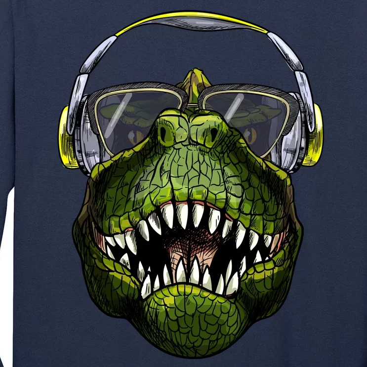 DJ T-Rex Tall Long Sleeve T-Shirt