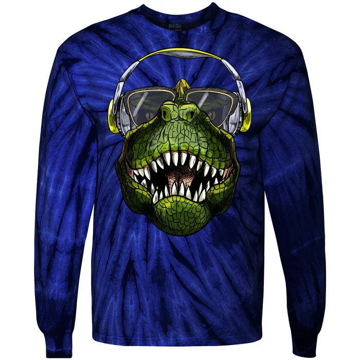 DJ T-Rex Tie-Dye Long Sleeve Shirt