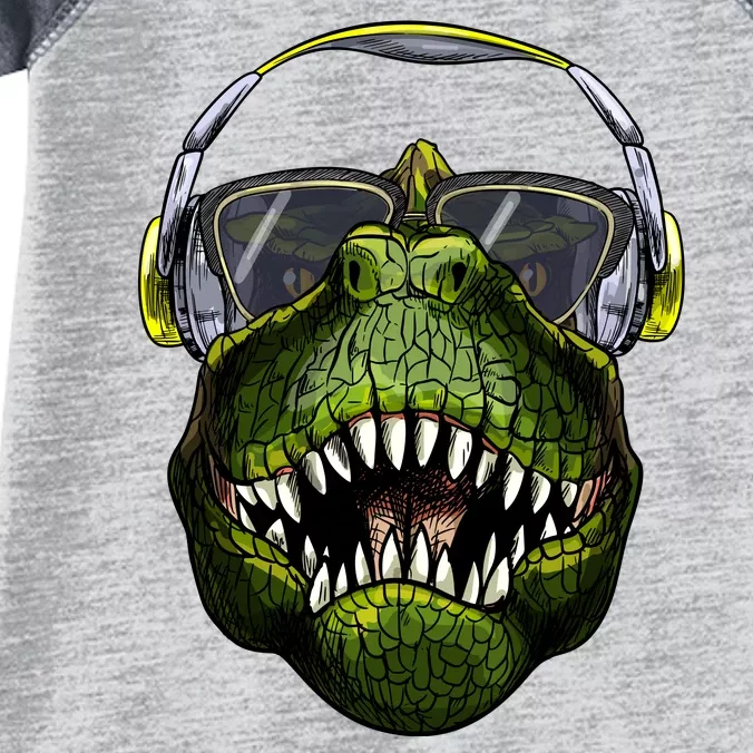 DJ T-Rex Infant Baby Jersey Bodysuit