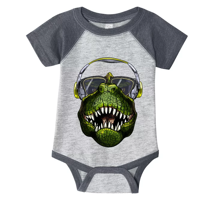 DJ T-Rex Infant Baby Jersey Bodysuit