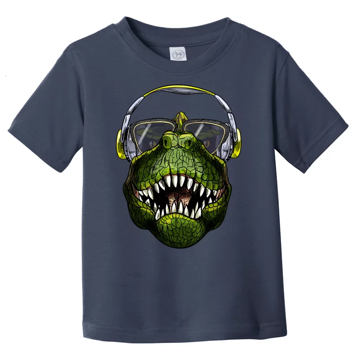 DJ T-Rex Toddler T-Shirt