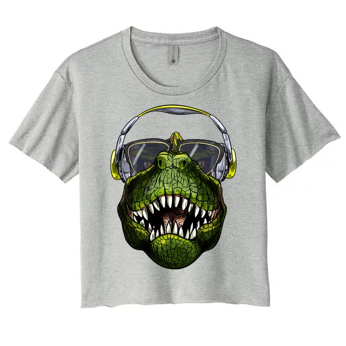 DJ T-Rex Women's Crop Top Tee