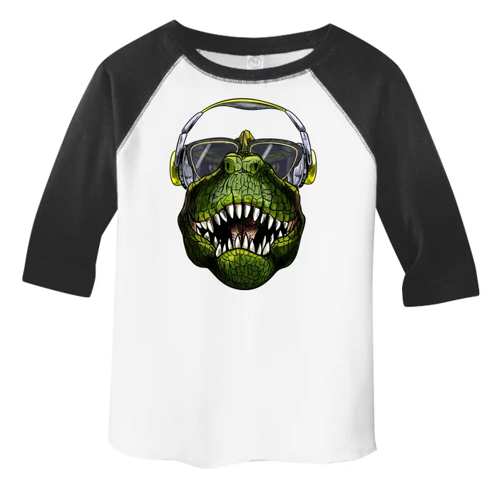 DJ T-Rex Toddler Fine Jersey T-Shirt