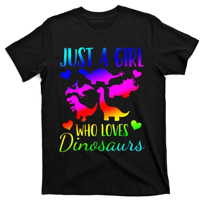 Dinosaur Just A Girl Who Loves Dinosaurs T-Shirt