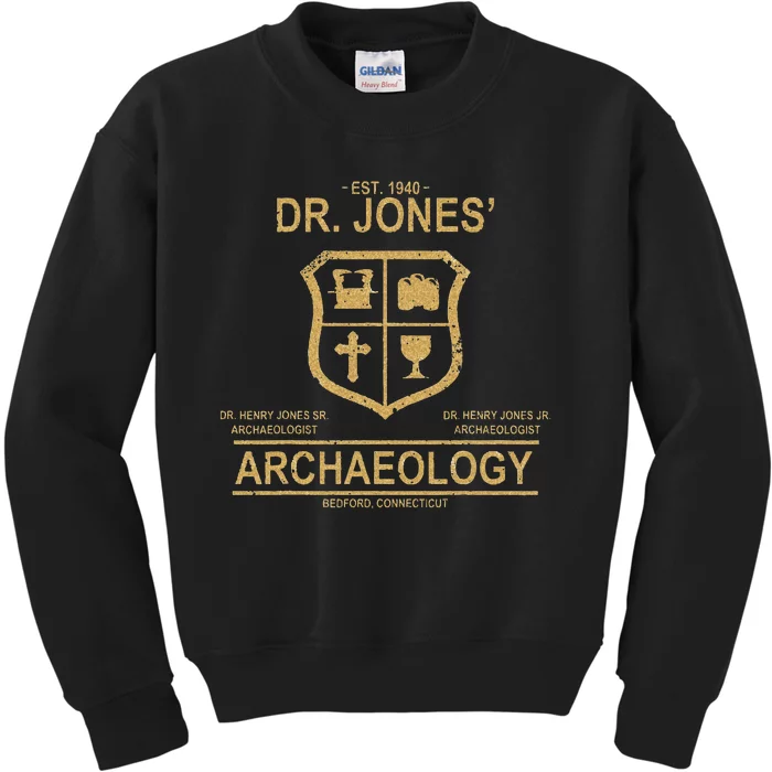 DR JONES ARCHAEOLOGYS Kids Sweatshirt