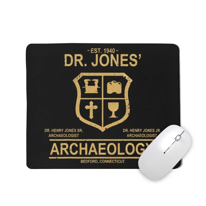 DR JONES ARCHAEOLOGYS Mousepad