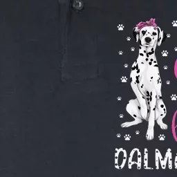 dalmatian Just A Who Loves dalmatians Dogs Lover Softstyle Adult Sport Polo