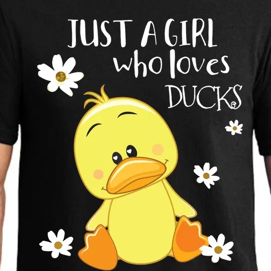 Ducks Just A Girl Who Loves Ducks Ducks Lovers Pajama Set