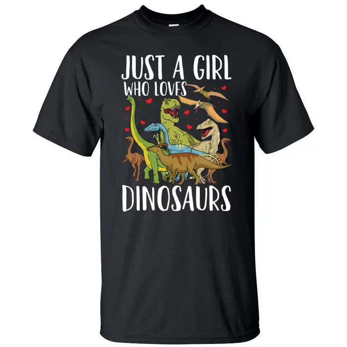 Dinosaur Just A Who Loves Dinosaurs Brachiosaurus Tall T-Shirt