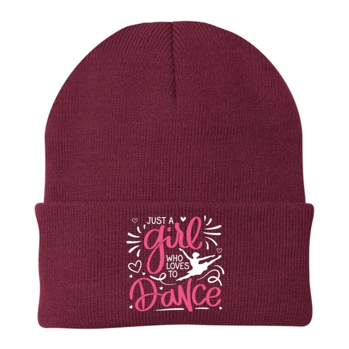 Dance Just A Girl Loves Dance Dance Lover Tee Knit Cap Winter Beanie