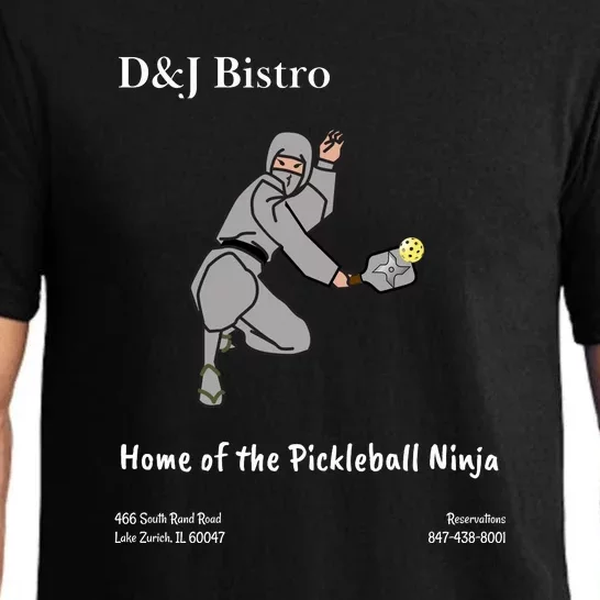 D & J Bistro Pickleball Ninja Pajama Set