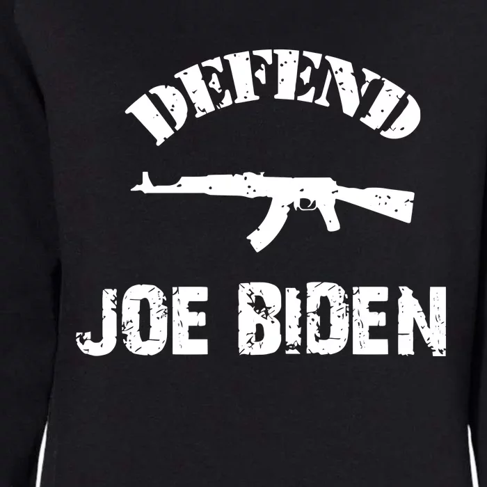 Defend Joe Biden Womens California Wash Sweatshirt