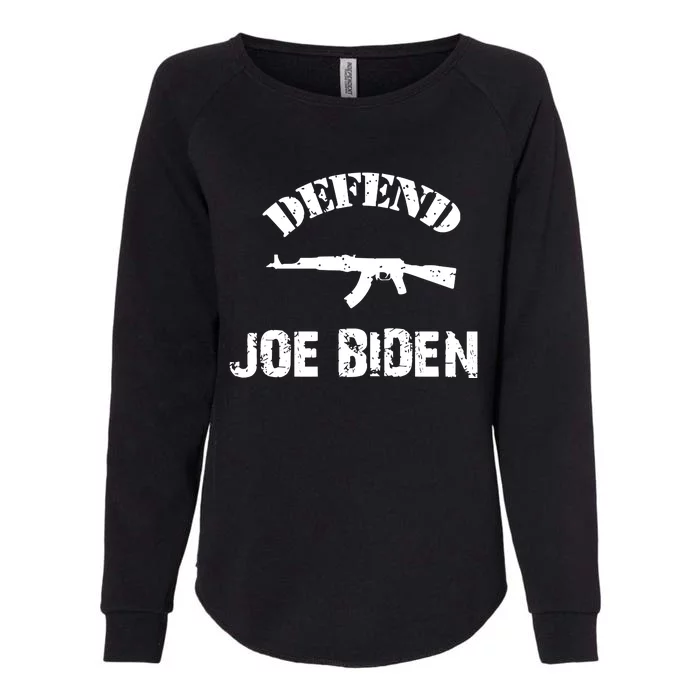 Defend Joe Biden Womens California Wash Sweatshirt