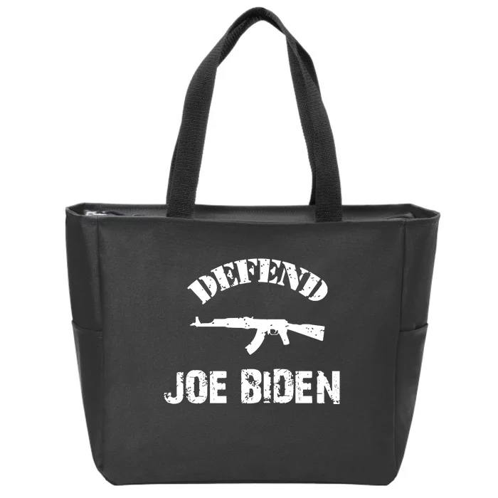 Defend Joe Biden Zip Tote Bag