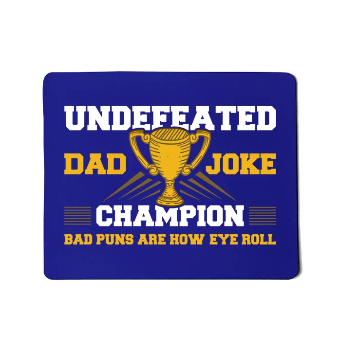 Dad Joke Champion Gift Mousepad