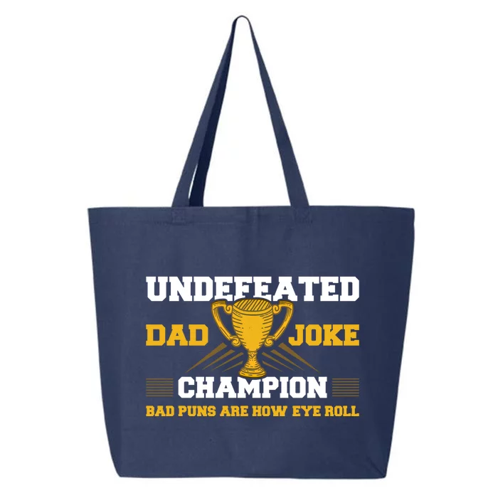 Dad Joke Champion Gift 25L Jumbo Tote